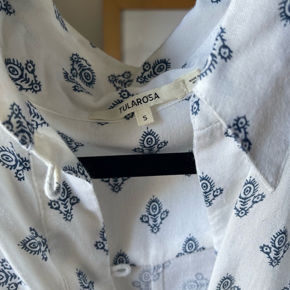 SOLD‼️Tularosa Shirt Dress Tie Waist with Slip Liner - Picture 5 of 6